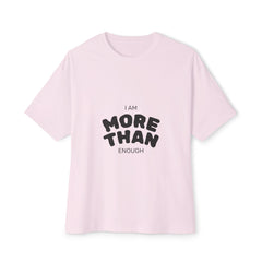 Unisex Oversized Boxy Tee with "I Am More Than Enough" - Comfortable, Inspiring Apparel, Perfect for Self-Love, Gift Idea, Casual [...]