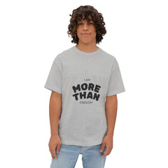 Unisex Oversized Boxy Tee with "I Am More Than Enough" - Comfortable, Inspiring Apparel, Perfect for Self-Love, Gift Idea, Casual [...]
