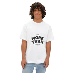 Unisex Oversized Boxy Tee with "I Am More Than Enough" - Comfortable, Inspiring Apparel, Perfect for Self-Love, Gift Idea, Casual [...]